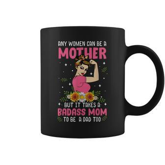 Being A Strong Single Mom Funny Mothers Fathers Day Women Coffee Mug - Thegiftio UK