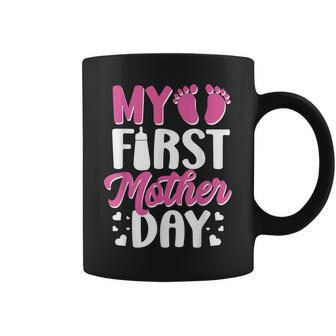 Being Mom My First Mothers Day As A Mommy Coffee Mug | Mazezy