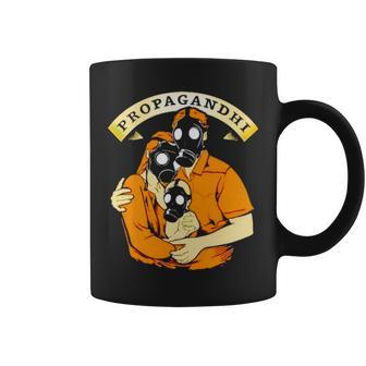 Ben Scrivens Propagandhi Family Gasmask Coffee Mug | Mazezy