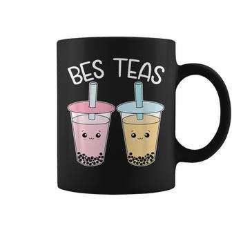 Bes Teas Besties Bubble Tea Cute Boba Best Friends Coffee Mug | Mazezy