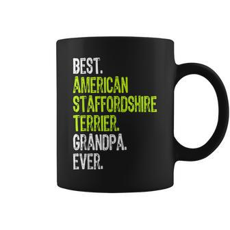 Best American Staffordshire Terrier Grandpa Ever Dog Lover Coffee Mug | Mazezy