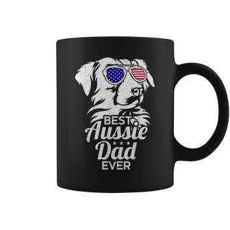 Best Aussie Dad Ever Australian Shepherd Coffee Mug - Thegiftio UK