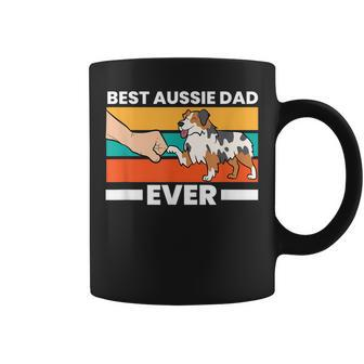 Best Australian Shepherd Papa Ever Dad Aussie Dad Coffee Mug | Mazezy