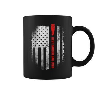 Best Barber Dad Ever American Flag Fathers Day Gifts Coffee Mug | Mazezy