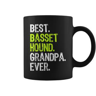 Best Basset Hound Grandpa Ever Dog Lover Gift Coffee Mug | Mazezy