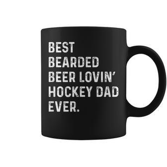 Best Bearded Beer Lovin Hockey Dad | Fathers Day Gift Gift For Mens Coffee Mug | Mazezy UK