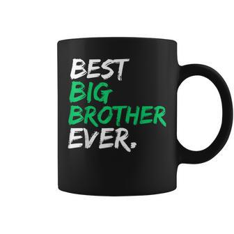 Best Big Brother Ever For Boys Funny Gifts Green Scheme Coffee Mug - Seseable