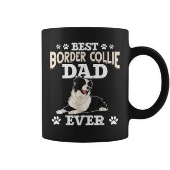 Best Border Collie Dad Ever Fathers Day Border Collie Coffee Mug | Mazezy