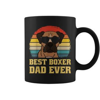 Best Boxer Dog Dad Father Papa Ever Puppy Funny Retro Gift Coffee Mug | Mazezy