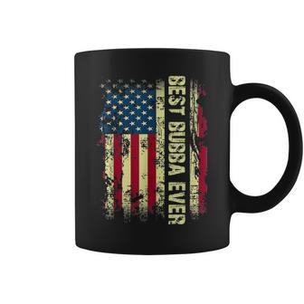 Best Bubba Ever Vintage American Flag Gift Fathers Day Coffee Mug - Seseable