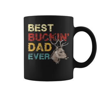 Best Buckin Dad Ever Deer Hunting Fathers Day Gift V3 Coffee Mug - Seseable