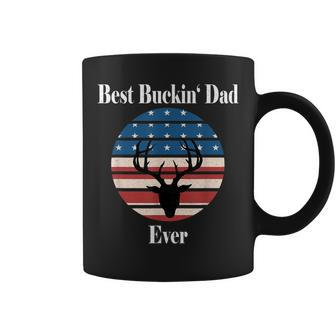 Best Buckin Dad Ever Funny Gift Deer Hunter Cool Hunting Gift For Mens Coffee Mug