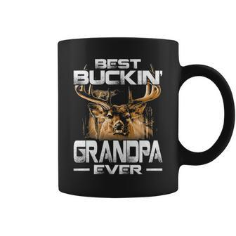 Best Buckin Grandpa Ever Deer Hunting Bucking Father V2 Coffee Mug - Seseable