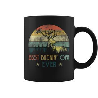 Best Buckin Opa Ever Deer Hunting Bucking Father Coffee Mug | Mazezy