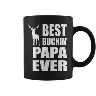 Best Buckin Papa Ever Deer Fathers Day Gifts V2 Coffee Mug - Seseable