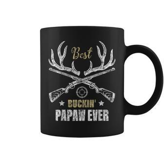 Best Buckin Papaw Ever Deer Hunters Hunting Gift Father Gift For Mens Coffee Mug | Mazezy DE