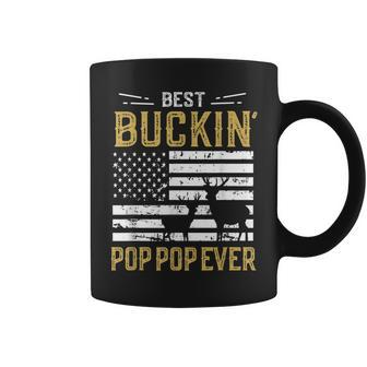 Best Buckin Pop Pop Ever Funny Gift Deer Hunter Cool Hunting Gift For Mens Coffee Mug - Seseable