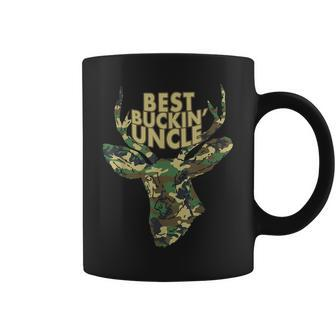 Best Buckin Uncle DeerBuck Hunter Gift Idea Coffee Mug | Mazezy