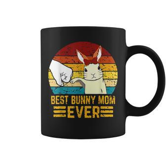 Best Bunny Mom Ever Mom Embroidery Style Mothers Day Coffee Mug | Mazezy