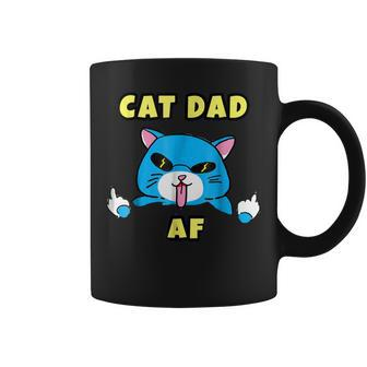 Best Cat Dad Ever Af Funny Gift For Men Generic Coffee Mug | Mazezy