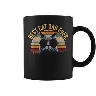 Best Cat Dad Ever Cool Cats Lovers Daddy Fathers Day Gifts Coffee Mug - Seseable
