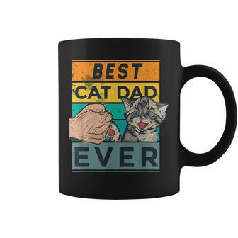 Best Cat Dad Ever Fathers Day Daddy Father Sayings Coffee Mug | Mazezy