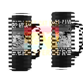 Best Cat Dad Ever Funny Vintage Cats Lover Coffee Mug | Mazezy