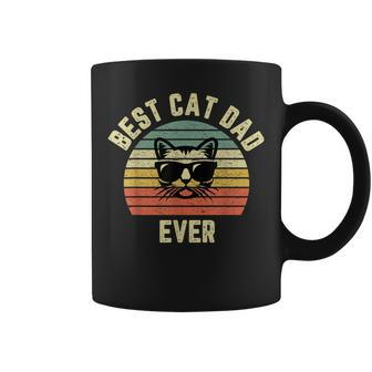 Best Cat Dad Ever T Gift Idea Vintage Cat Guy Gift For Mens Coffee Mug | Mazezy