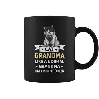 Best Cat Grandma Ever Funny Cat Gift For Womens Coffee Mug | Mazezy