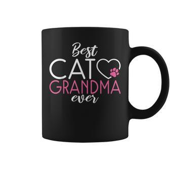 Best Cat Grandma Ever Kitty Cat Lover Coffee Mug | Mazezy