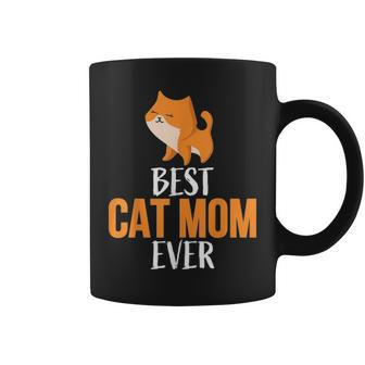 Best Cat Mom Ever Funny Cat Momy Gift V2 Coffee Mug - Seseable