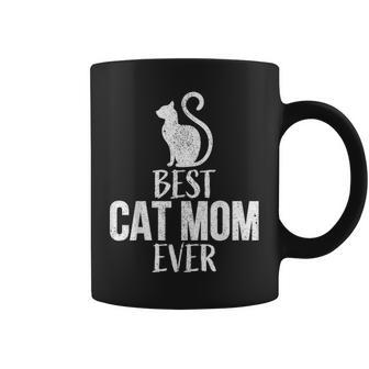 Best Cat Mom Ever Funny Cat Momy Gift V3 Coffee Mug - Seseable