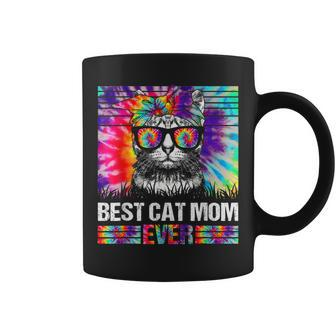 Best Cat Mom Ever Tie Dye Cat Mommy Mothers Day Catmother Coffee Mug | Mazezy
