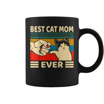 Best Cat Mom Ever Women Vintage Bump Fit Mothers Day V2 Coffee Mug | Mazezy