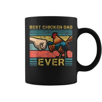 Best Chicken Dad Ever Farming Rooster Hen Poultry Business Gift For Mens Coffee Mug | Mazezy