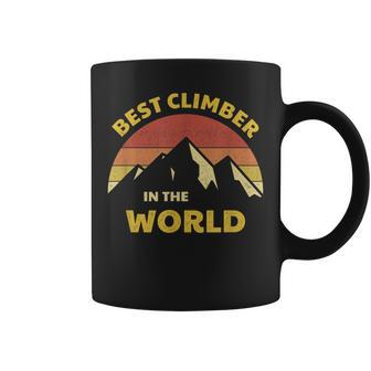 Best Climber In The World Mountaineer Mountain Climbing Coffee Mug - Seseable