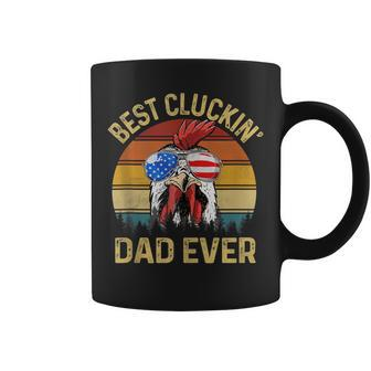 Best Cluckin Dad Ever Chicken Daddy Dad Fathers Day Farmer Coffee Mug - Seseable