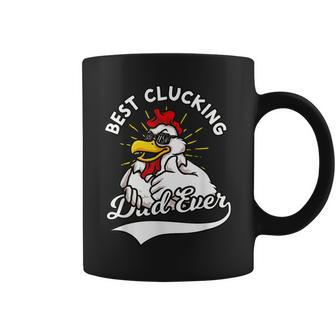 Best Clucking Dad Ever Chicken Dad Cool Rooster Father Gift For Mens Coffee Mug | Mazezy