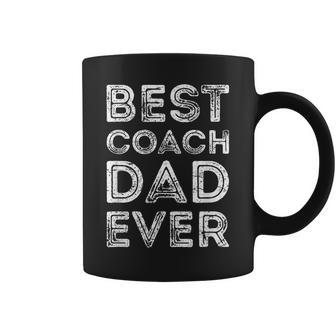 Best Coach Dad Ever Coach Vintage Coach Gift For Mens Coffee Mug | Mazezy