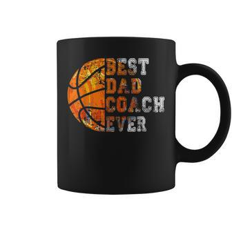 Best Dad Coach Ever Fathers Day Basketball Gift For Dad Coffee Mug - Thegiftio UK