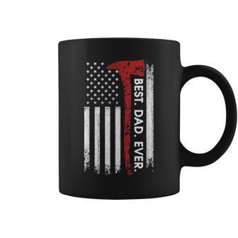 Best Dad Ever Fireman Fathers Day Gift Coffee Mug - Seseable