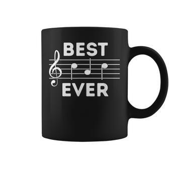 Best Dad Ever Music Guitar Piano T Gift For Mens Coffee Mug | Mazezy