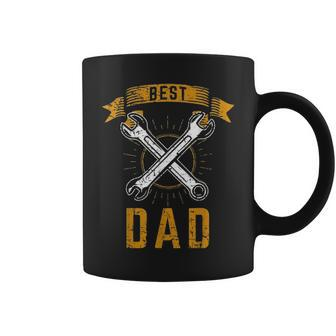 Best Dad Mechanic Ever Wrench Gift Fathers Day Outfit V2 Coffee Mug - Seseable
