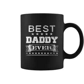 Best Daddy Ever Distressed Best Christmas Gifts For Dad Coffee Mug - Thegiftio UK