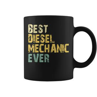Best Diesel Mechanic Ever Retro Vintage Gift Cool Funny Coffee Mug | Mazezy