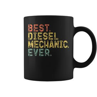 Best Diesel Mechanic Ever Vintage Retro Gift Cool Funny Coffee Mug | Mazezy