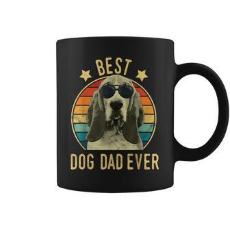 Best Dog Dad Ever Basset Hound Fathers Day Gift Gift For Mens Coffee Mug | Mazezy