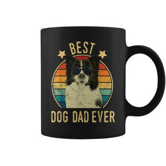 Best Dog Dad Ever Border Collie Fathers Day Gift Gift For Mens Coffee Mug | Mazezy
