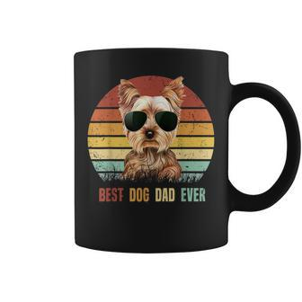 Best Dog Dad Ever Yorkshire Terrier Fathers Day Gifts Gift For Mens Coffee Mug | Mazezy