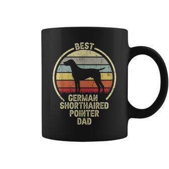 Best Dog Father Dad - Vintage Gsp German Shorthaired Pointer Coffee Mug - Seseable
